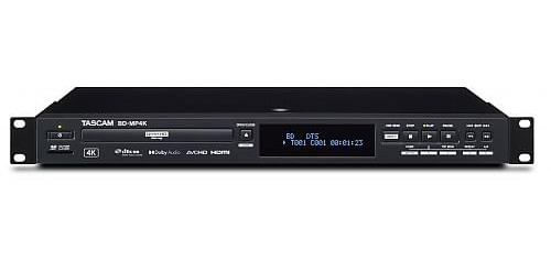 Tascam BD-MP4K | Lecteur Blu-ray/Multimedia 4K/UHD professionnel pour le touring et l’installation fixe