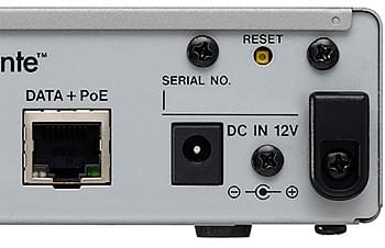 Betriebsspannung über Power over Ethernet oder Netzteil | Tascam Dante Compact Processor Series