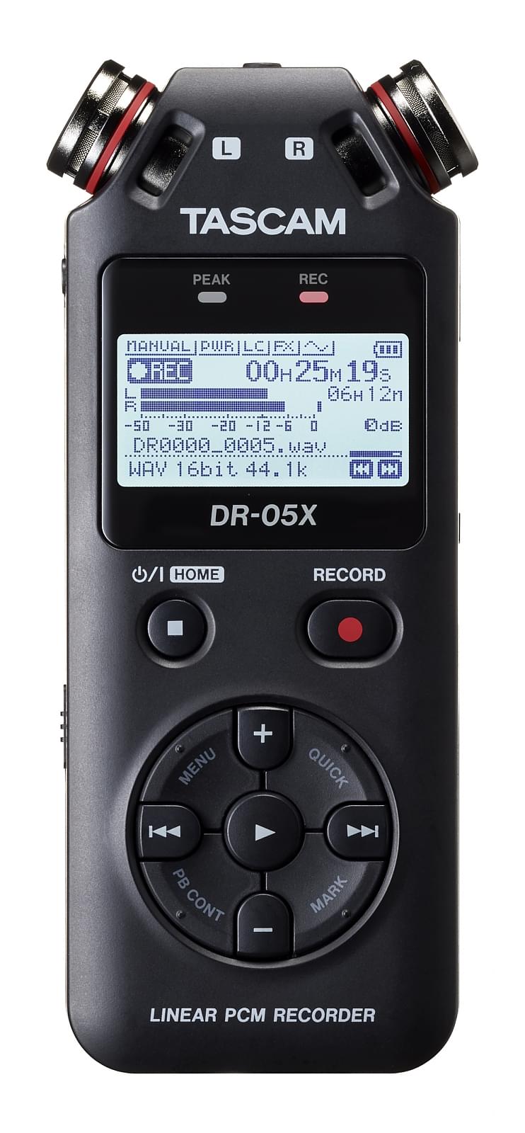 wasserdicht für Smartphone und Tablet TRRS-Anschluss vergoldet Lavalier Mikrofon mit Pop-Filter Tascam DR-05X Tragbarer Audio-Recorder & Rode smartLav schwarz 