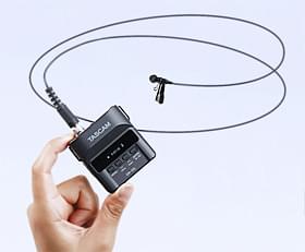 Tascam DR-10L | Perfect combination of miniature audio recorder and unobtrusive clip-on microphone