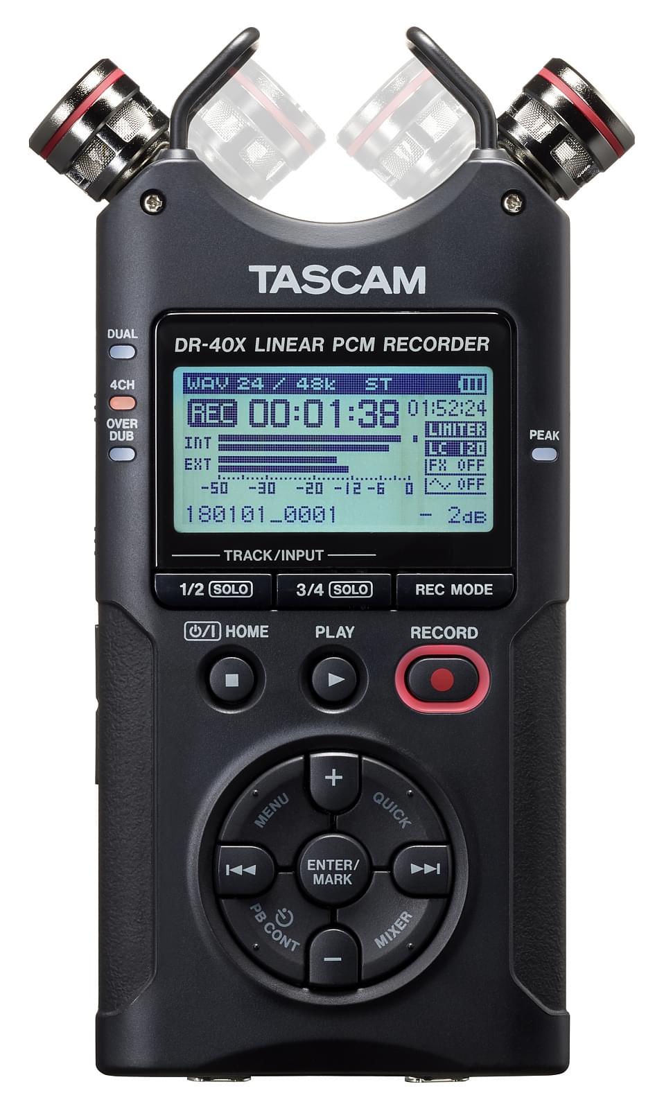 Front view | Tascam DR-40X