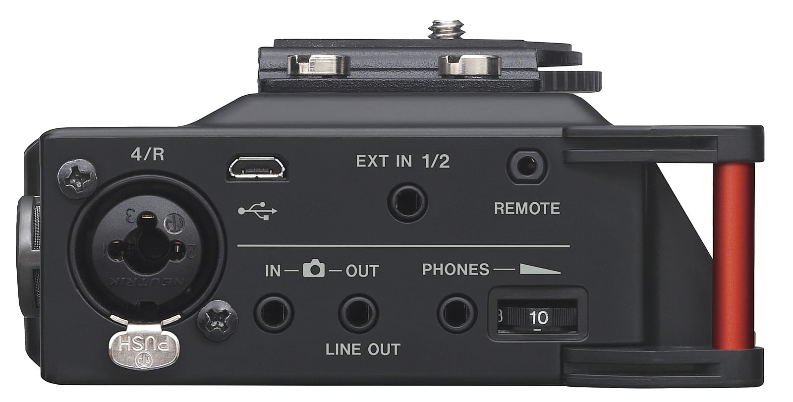 Tascam DR-70D | 4-channel audio recorder for DSLR cameras