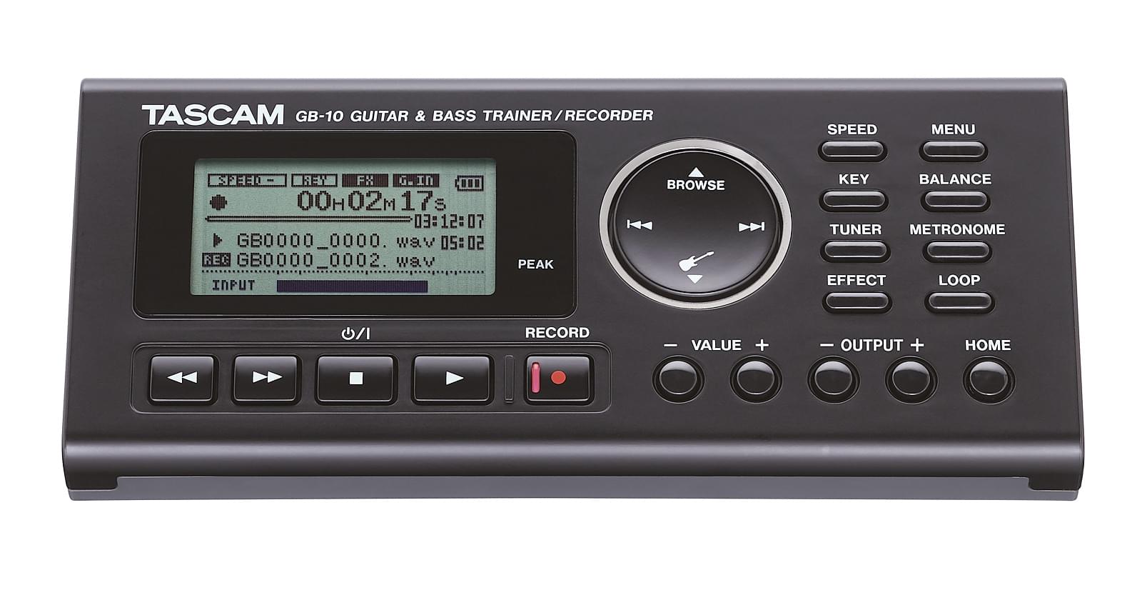 Front view | Tascam GB-10