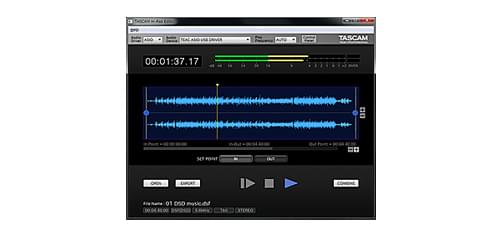 Tascam Hi-Res Editor | Downloads