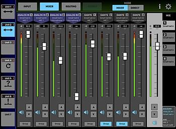 Wbudowany kompletny mikser | Tascam MM-4D/IN