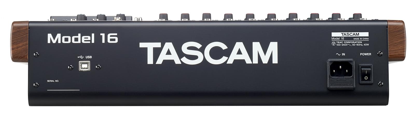 Vue arrière | Tascam Model 16