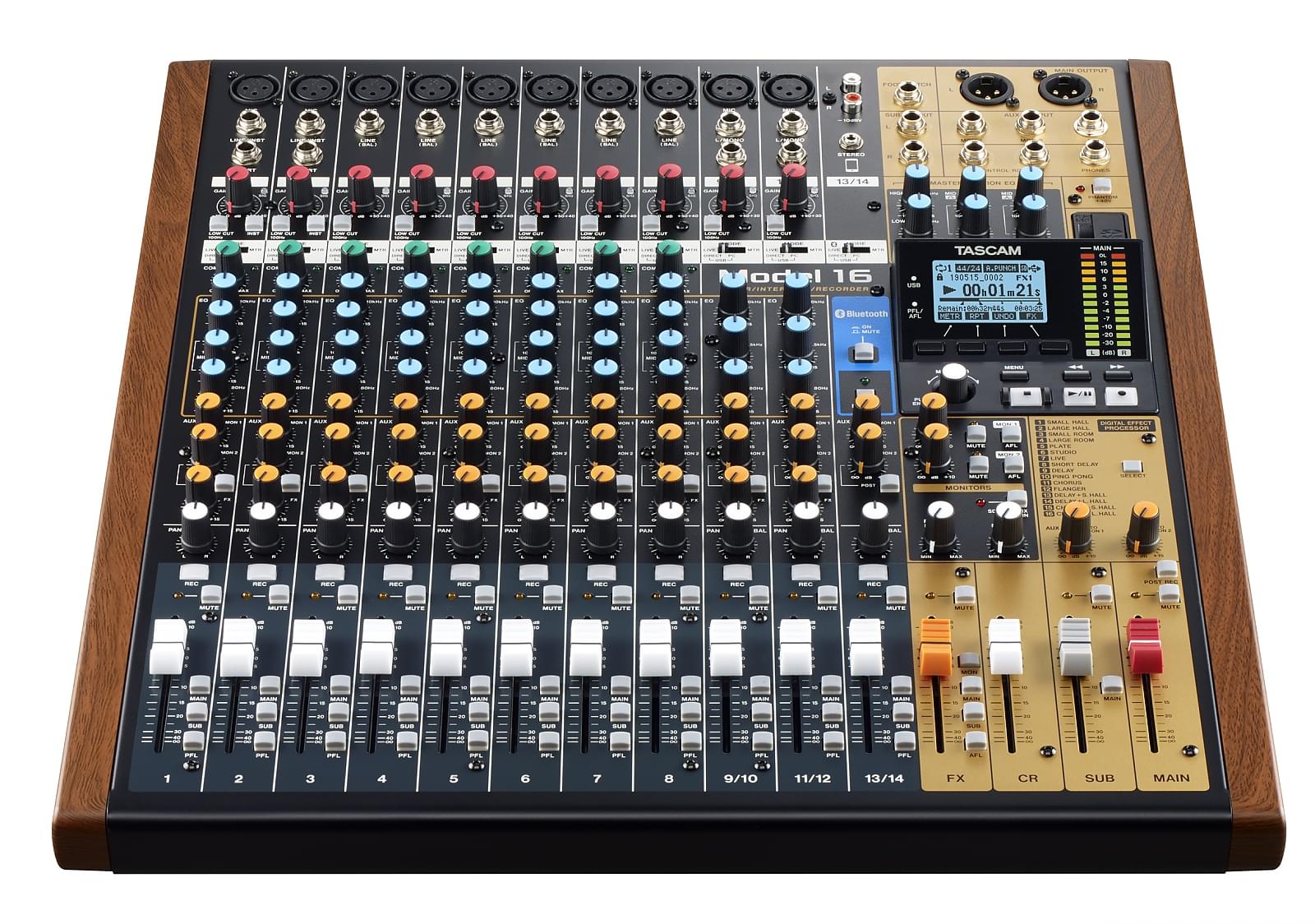 Tascam Model 16 14 Channel Analogue Mixer With 16 Track Digital