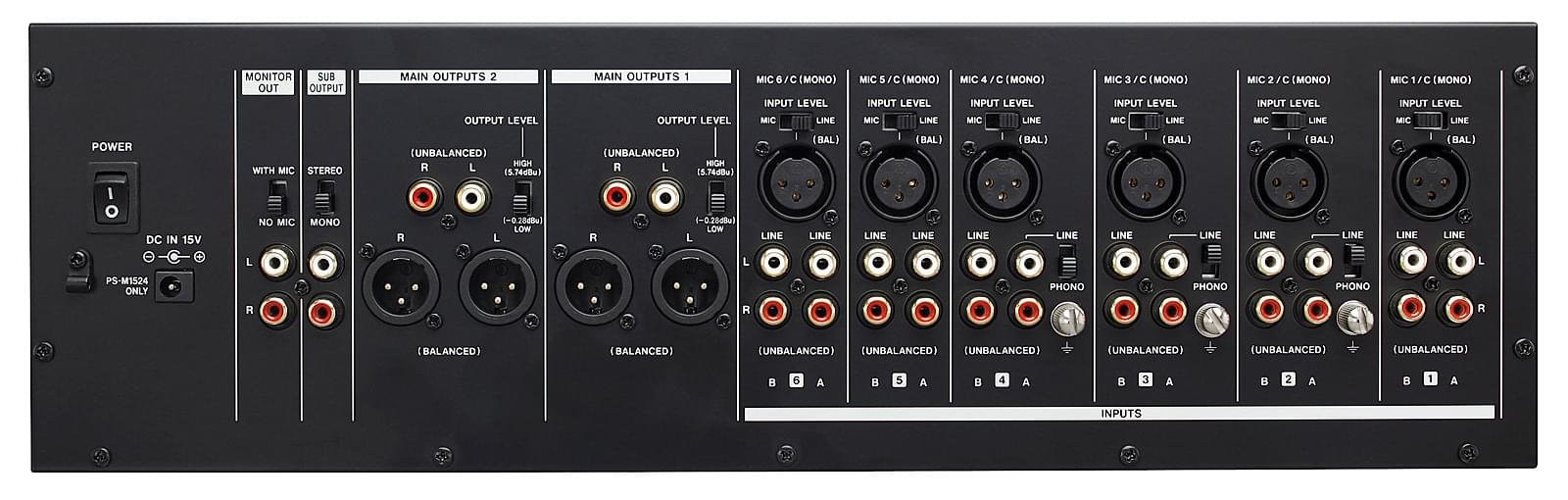 ... Rear view | Tascam MZ-372