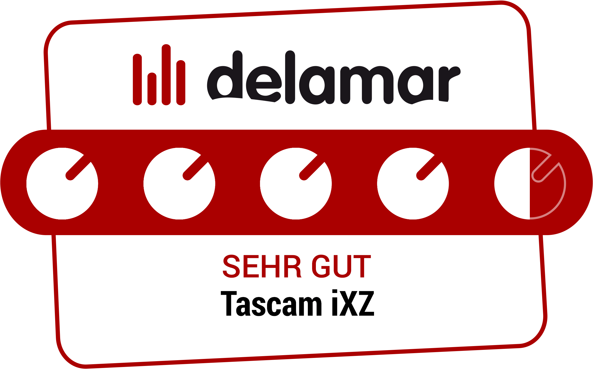 Delamar Testsiegel 'Sehr gut' für Tascam iXZ