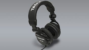 Tascam TH-02 are stereo headphones for monitoring in a home recording studio or in the field