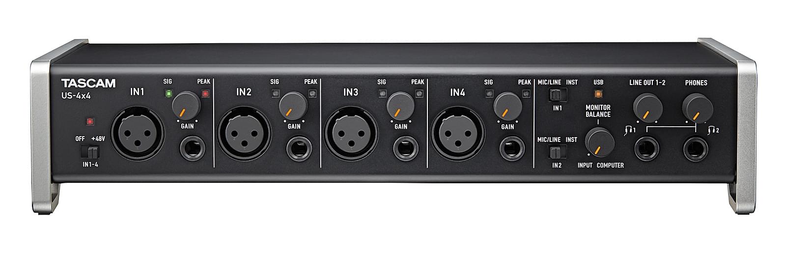 Tascam Us 4x4 Usb Audio Midi Interfejs 4 In 4 Out