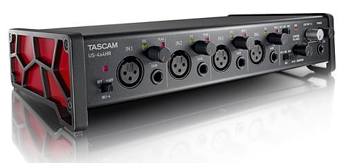 Tascam US-4x4HR | Interface Audio/MIDI USB haute résolution (4 entrées, 4 sorties)